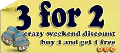 Crazy Winter Weekend Discount